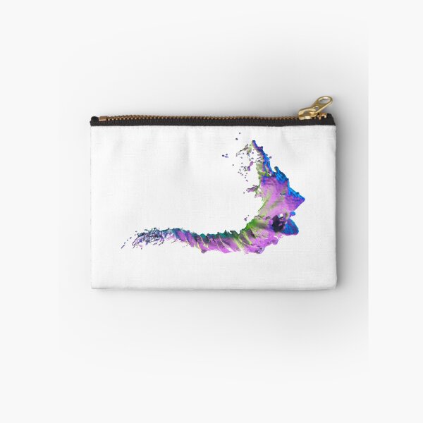 Item preview, Abstract Liquid Arch - Green Blue Chrome Fluid designed and sold by Creatigrafo.