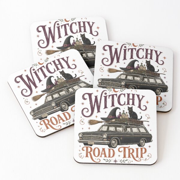 Item preview, Witchy Road Trip Vintage Car Magic Spooky designed and sold by RoyesButler.