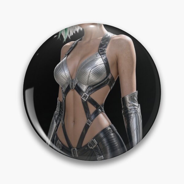 Item preview, Futuristic Cyberpunk Archer Girl with Laser Bow l1 designed and sold by EvolutionMerch.