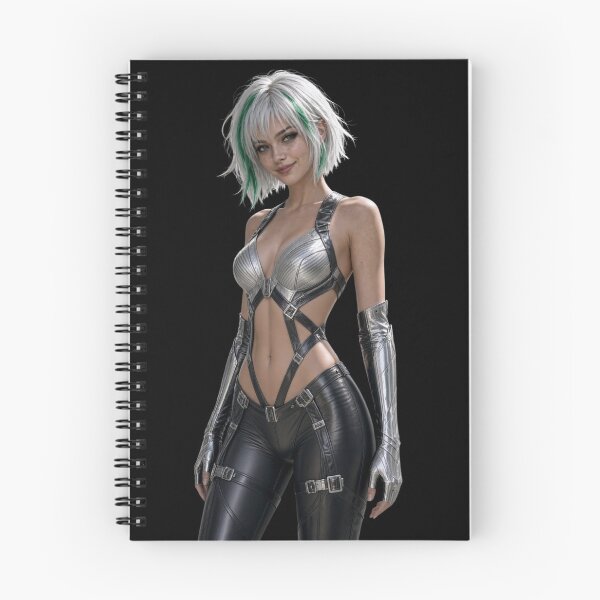 Item preview, Futuristic Cyberpunk Archer Girl with Laser Bow l1 designed and sold by EvolutionMerch.