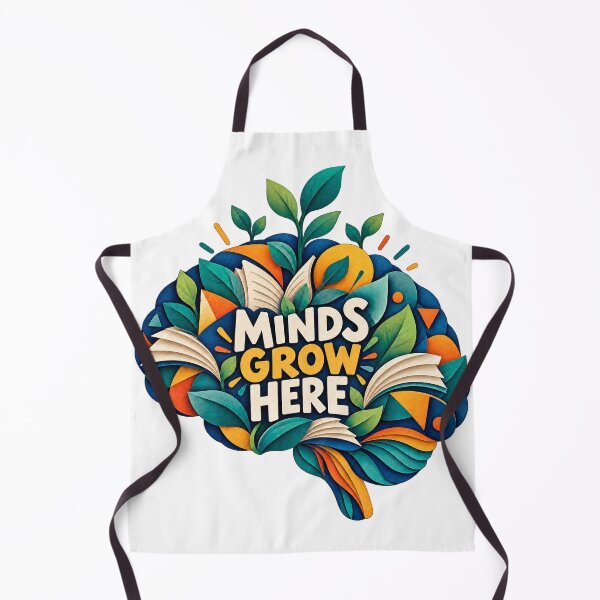 Item preview, Minds Grow Here — Colourful Teacher Appreciation Design designed and sold by CaribChroma.