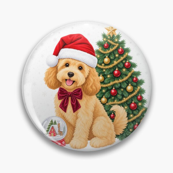 Item preview, Cockapoo Christmas dog  designed and sold by Crystalseahorse.