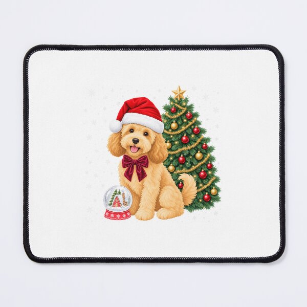 Item preview, Cockapoo Christmas dog designed and sold by Crystalseahorse.