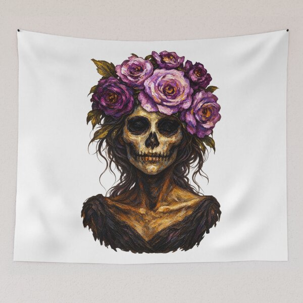Item preview, Sugar Skull Rose Crown designed and sold by Whatever Works.
