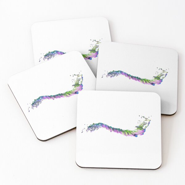 Item preview, Abstract Fluid Splash - Green and Pink designed and sold by Creatigrafo.