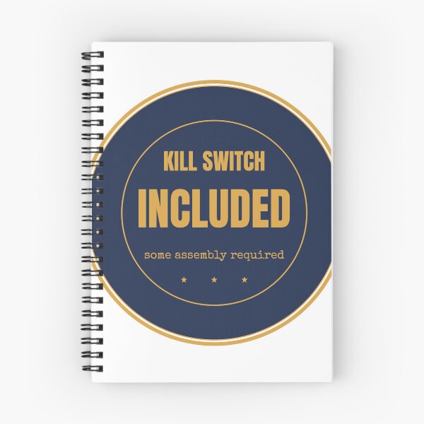 Item preview, Kill Switch Included Funny AI Safety Shirt Dark designed and sold by BerkleyCo.