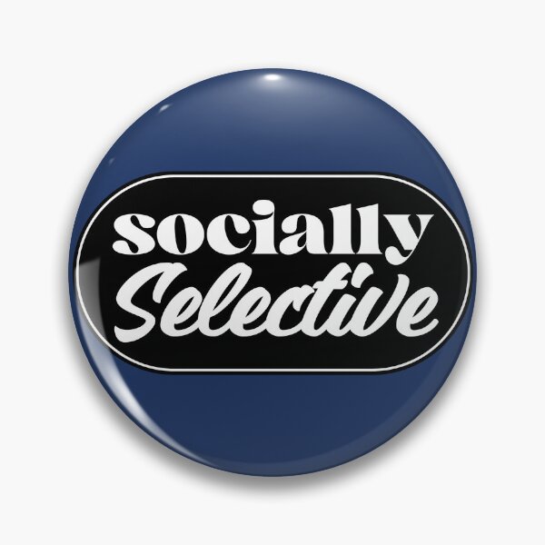 Item preview, Socially Selective black designed and sold by lolamanzanas.