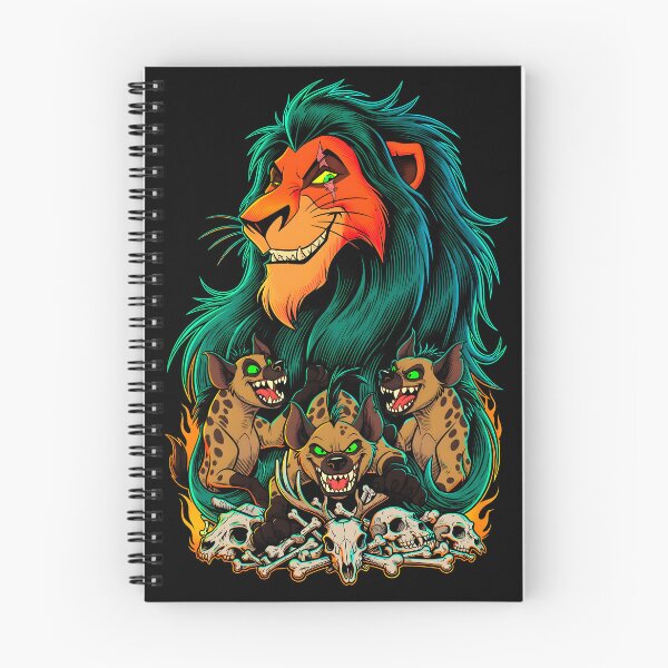 Item preview, Scar And Hyenas Villain Animation Fantasy Graphic designed and sold by MikeMoreArt.