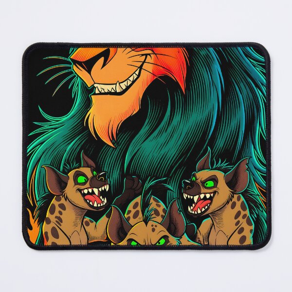 Item preview, Scar And Hyenas Villain Animation Fantasy Graphic designed and sold by MikeMoreArt.