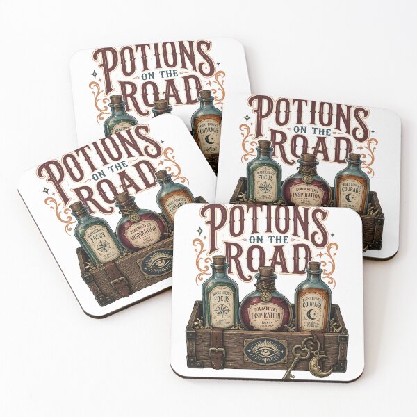 Item preview, Potions Road Trip Vintage Car Spooky Apothecary designed and sold by RoyesButler.