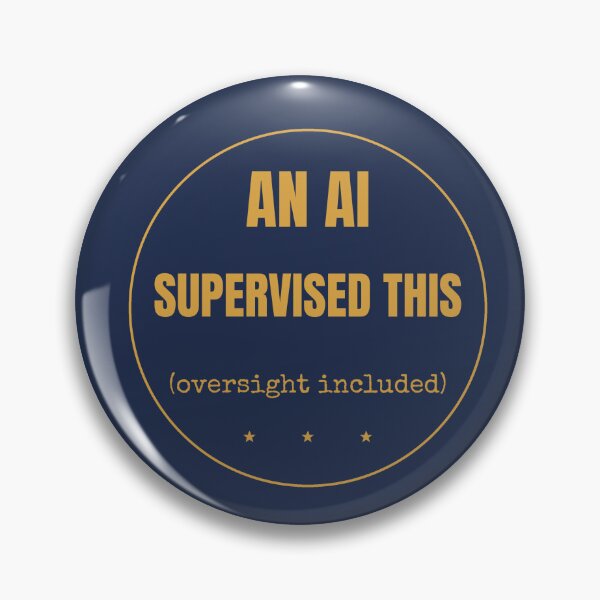 Item preview, An AI Supervised This Funny Agent Shirt Dark designed and sold by BerkleyCo.