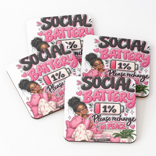 Item preview, Social Battery 1% Please Recharge  designed and sold by clina247.