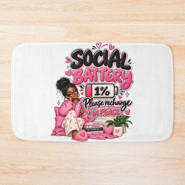 Item preview, Social Battery 1% Please Recharge  designed and sold by clina247.
