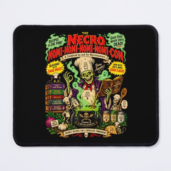 Item preview, The Necro Nomi-Nomi-Nomi-Nomi-Con – Recipes to Die For designed and sold by kendric2000.