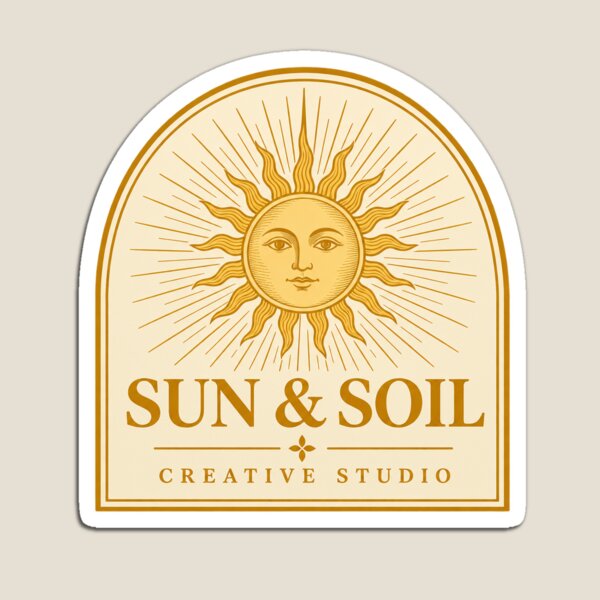 Item preview, Vintage Botanical Brand Badge,Cottagecore Aesthetic Décor designed and sold by dannydesignerco.