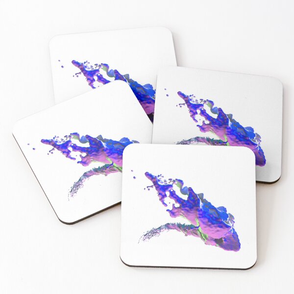Item preview, Abstract Fluid Splash - Green Pink Horizontal designed and sold by Creatigrafo.