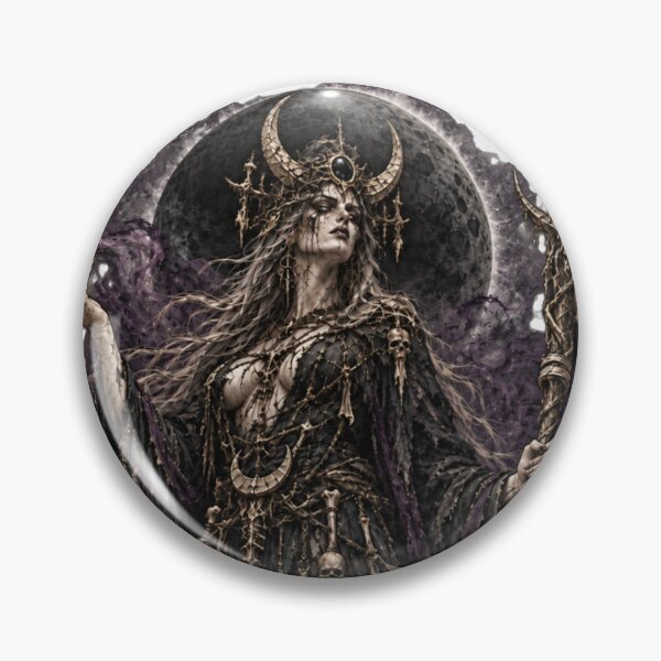Item preview, The Witch of the Black Moon Dark Fantasy designed and sold by Ashen Threads Studio.