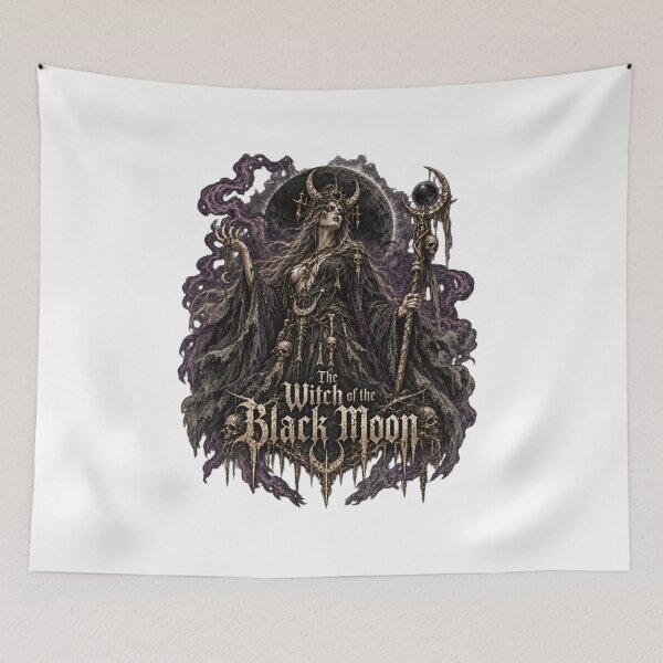 Item preview, The Witch of the Black Moon Dark Fantasy designed and sold by Ashen Threads Studio.