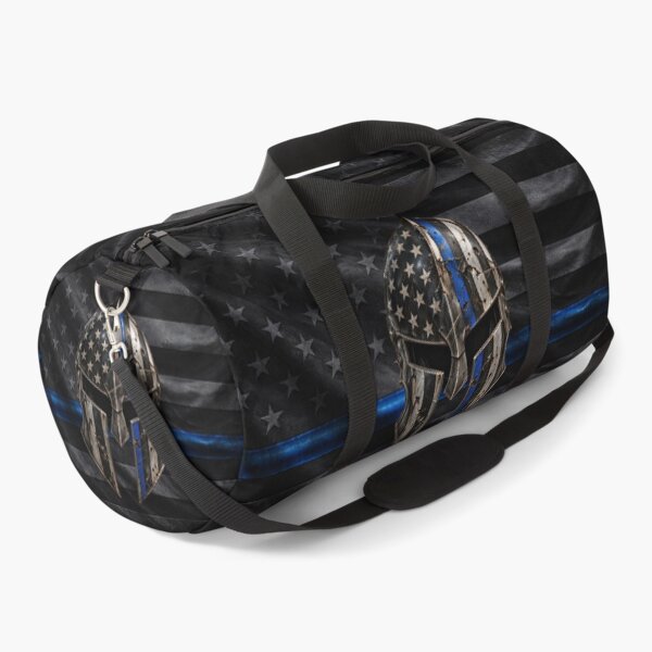 Item preview, Thin Blue Line Spartan Helmet – Law Enforcement Warrior designed and sold by artistwill.