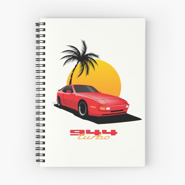 Item preview, 1988 Porsche 944 turbo beach illustration designed and sold by blackdogshop.