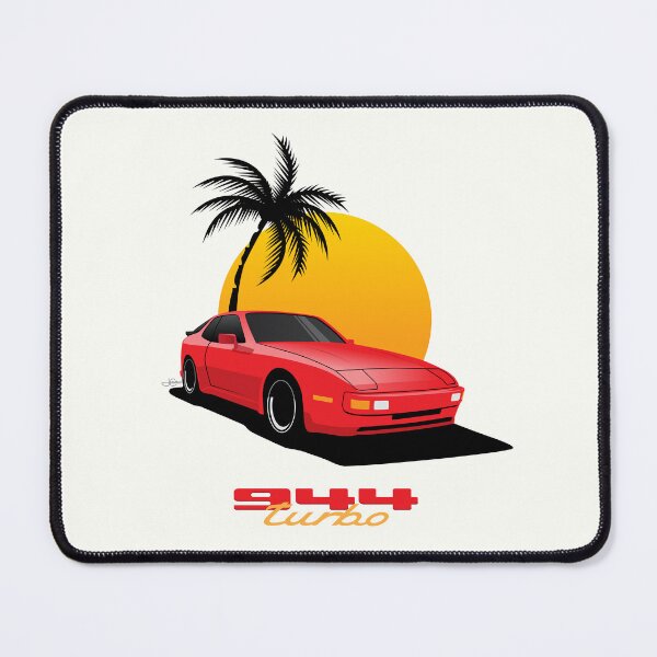 Item preview, 1988 Porsche 944 turbo beach illustration designed and sold by blackdogshop.