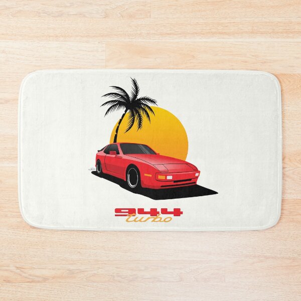 Item preview, 1988 Porsche 944 turbo beach illustration designed and sold by blackdogshop.