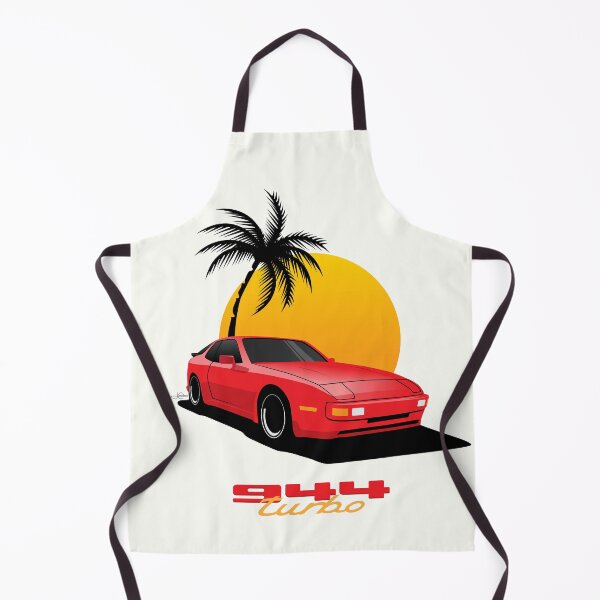 Item preview, 1988 Porsche 944 turbo beach illustration designed and sold by blackdogshop.