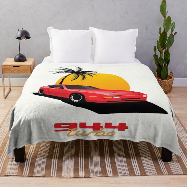 Item preview, 1988 Porsche 944 turbo beach illustration designed and sold by blackdogshop.