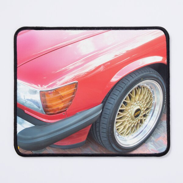 Item preview, 1987 Mercedes 560 SL Signal Red Roadster designed and sold by RichFrancoCars.