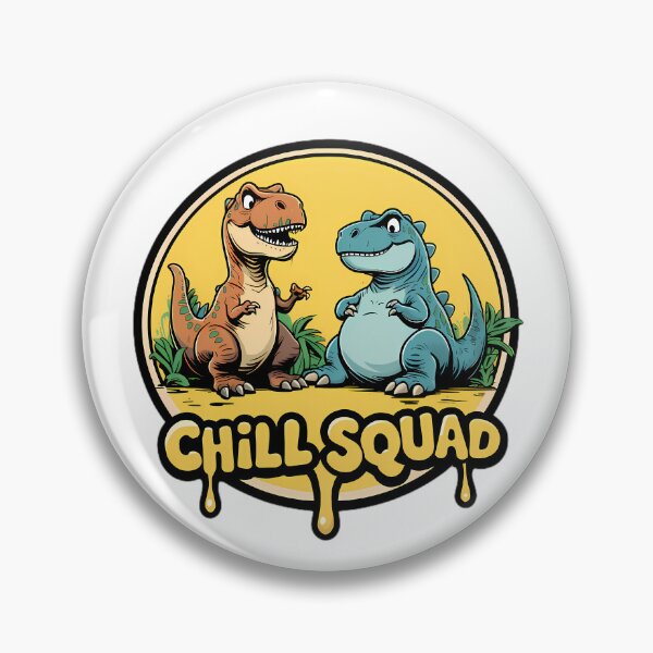 Item preview, Chill Squad Dinosaurs designed and sold by Structure-Blue.