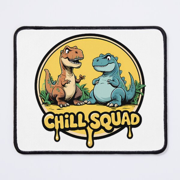 Item preview, Chill Squad Dinosaurs designed and sold by Structure-Blue.