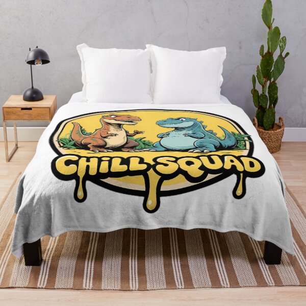 Item preview, Chill Squad Dinosaurs designed and sold by Structure-Blue.