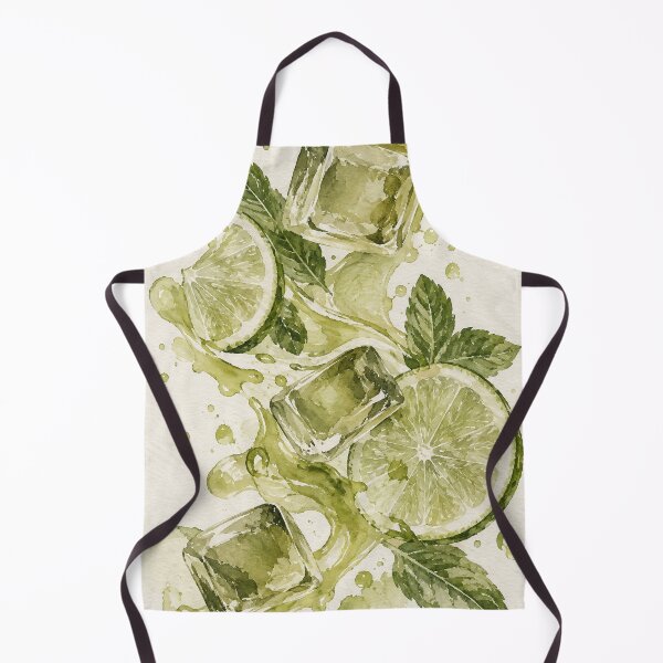 Item preview, Lime Watercolor Splash | Citrus Mint Ice Cubes Painting designed and sold by aztrends.