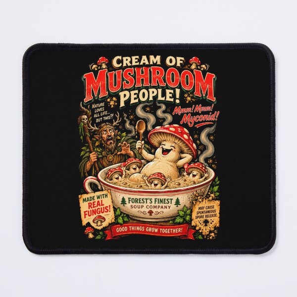 Item preview, Cream of Mushroom People – Mmm! Mmm! Myconid! designed and sold by kendric2000.