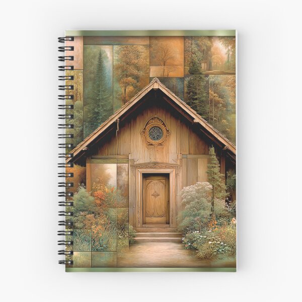 Item preview, Autumn Cabin Abstract designed and sold by Dream Mythos Studios.