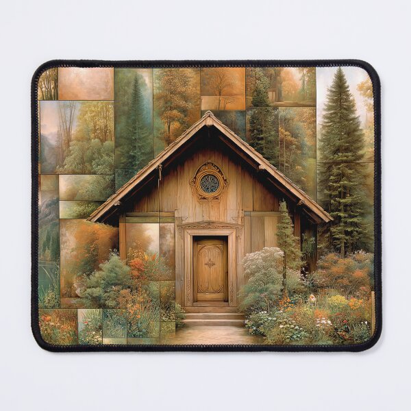 Item preview, Autumn Cabin Abstract designed and sold by Dream Mythos Studios.