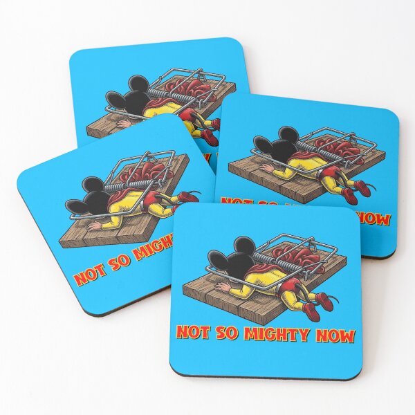 Item preview, Not So Mighty Now - Dark Humor Mouse Parody designed and sold by Deviant Logic Design.