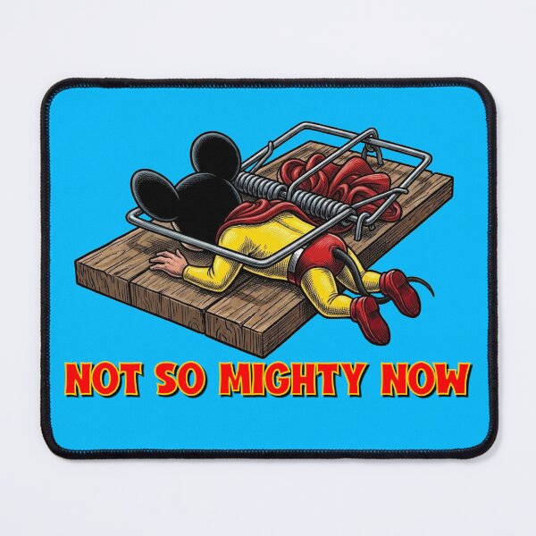Item preview, Not So Mighty Now - Dark Humor Mouse Parody designed and sold by Deviant Logic Design.