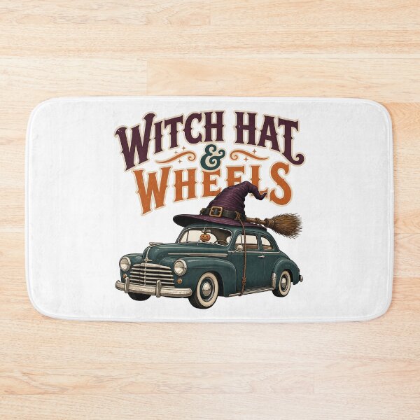 Item preview, Witch Hat Wheels Vintage Car Spooky Magic designed and sold by MatrixRig.