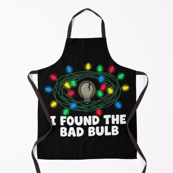 Item preview, I Found The Bad Bulb Funny Christmas Lights designed and sold by TeNovaStudio.