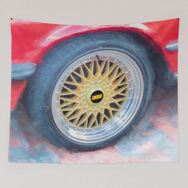 Item preview, 1987 Mercedes 560 SL Signal Red Roadster  designed and sold by RichFrancoCars.