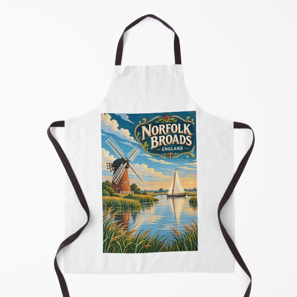 Item preview, Broads National Park - England designed and sold by GoodOldVintage.