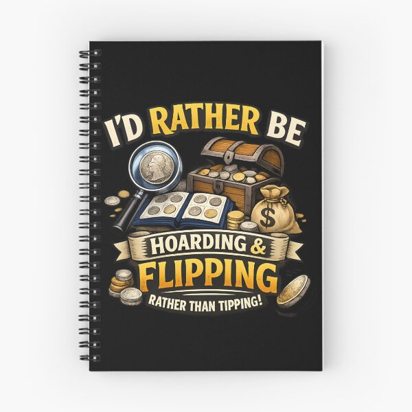 Item preview, Coin Hoarding and Flipping - Funny Collector  designed and sold by SidTastic .