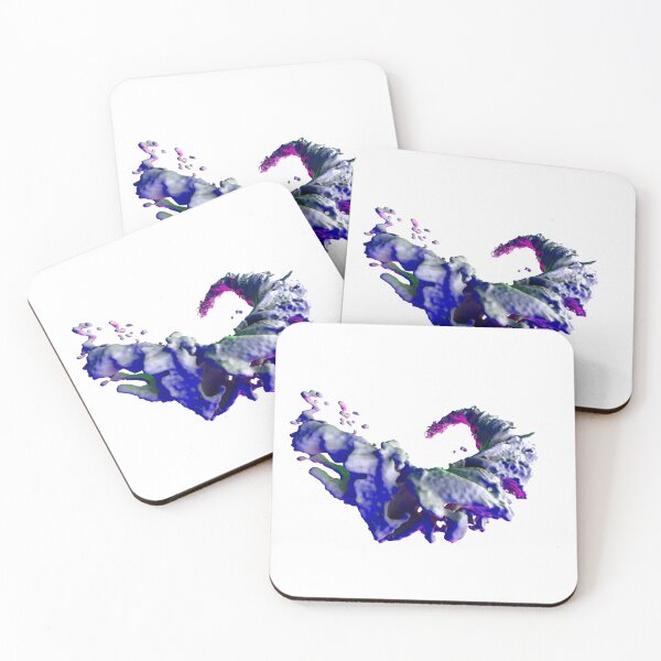Item preview, Abstract Fluid Creature - Blue and Magenta Organic designed and sold by Creatigrafo.
