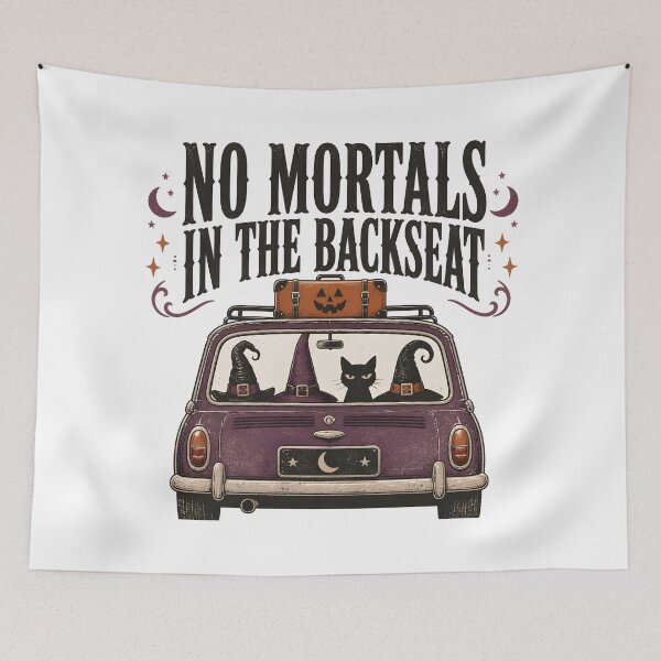 Item preview, No Mortals In The Backseat Spooky Monster Car designed and sold by MatrixRig.