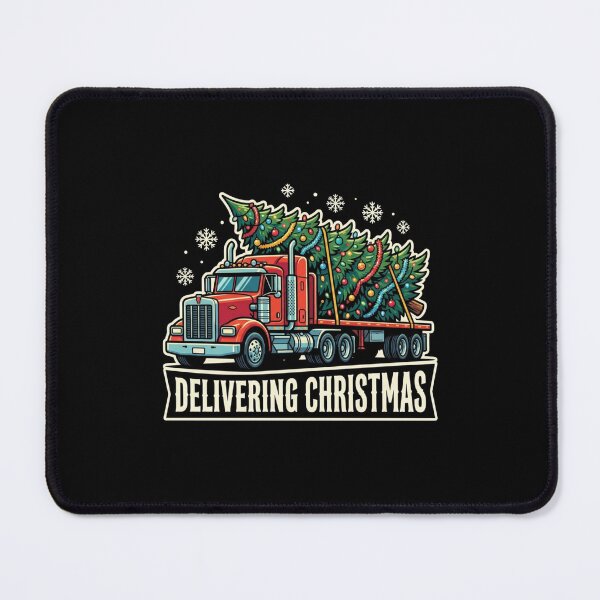 Item preview, Delivering Christmas Trucker Semi Truck Christmas Tree designed and sold by TeNovaStudio.