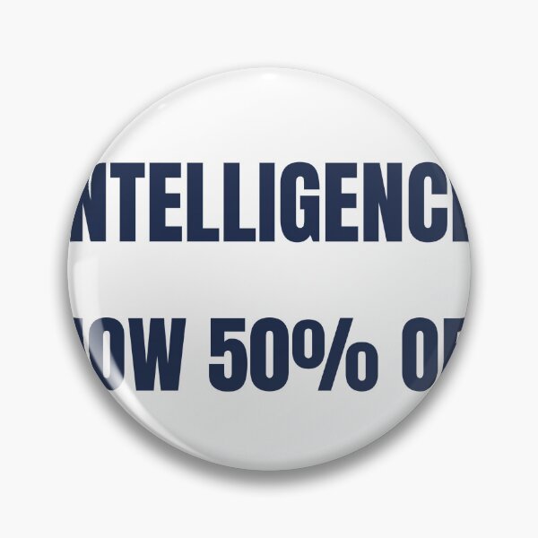 Item preview, Intelligence Now 50% Off Funny AI T-Shirt designed and sold by BerkleyCo.