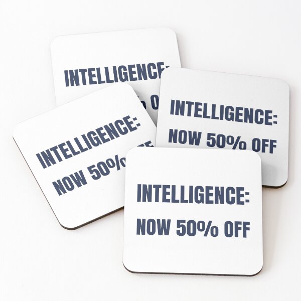 Item preview, Intelligence Now 50% Off Funny AI T-Shirt designed and sold by BerkleyCo.