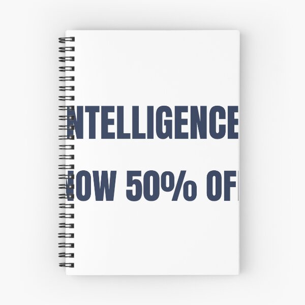 Item preview, Intelligence Now 50% Off Funny AI T-Shirt designed and sold by BerkleyCo.