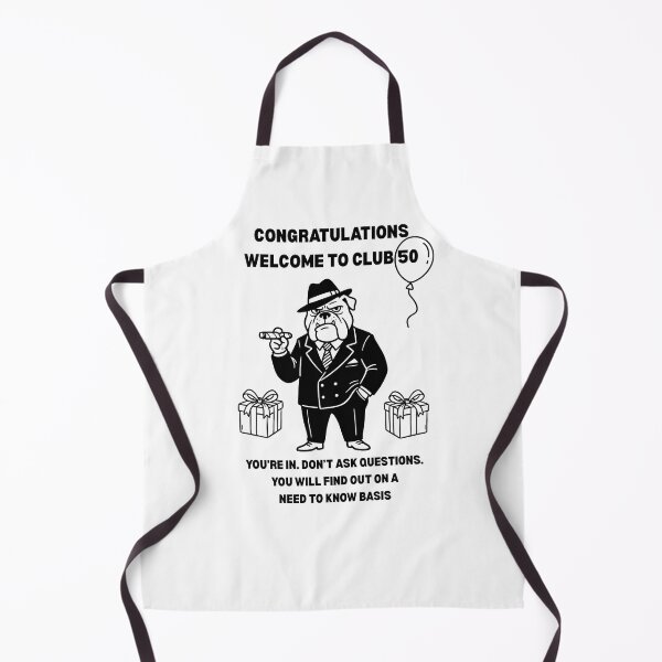 Item preview, Funny 50th Birthday Welcome to Club 50 Gangster Bulldog Mafia Style designed and sold by HYPNK.